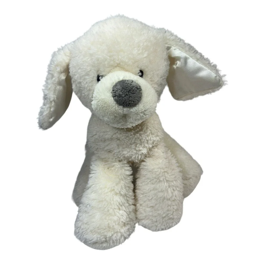 Baby Gund FLUFFEY Puppy Dog White 10